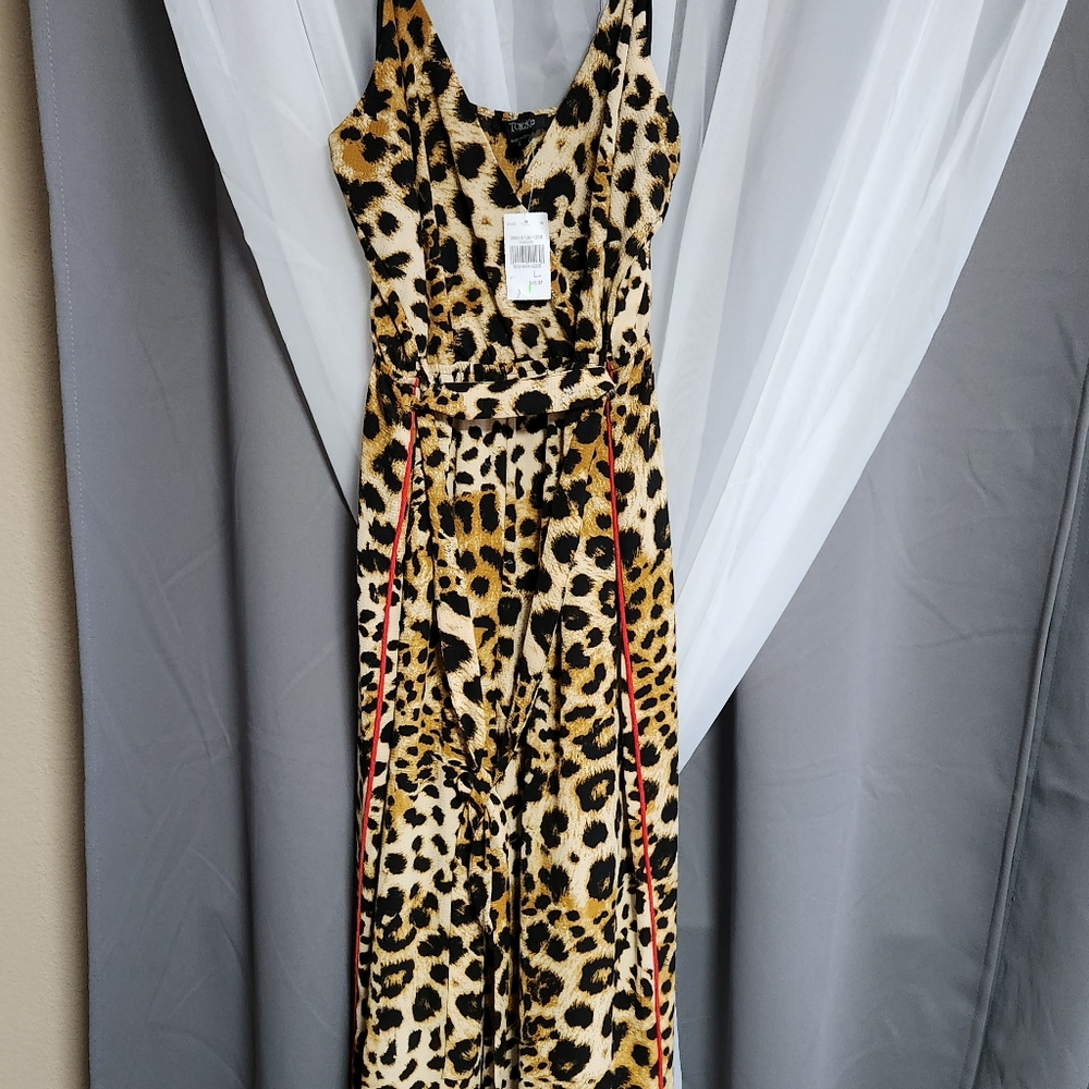 Toxik Cheetah print jumpsuit
